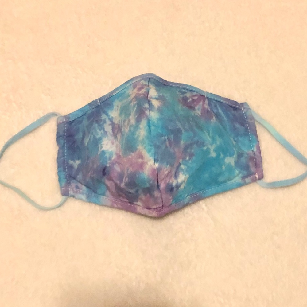 tie dye mask customized to you